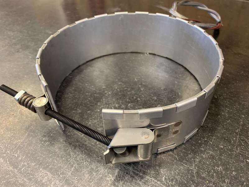 Flexible mica band heater